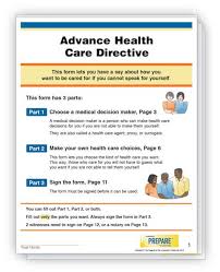 advance healthcare directive