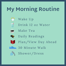 morning schedule